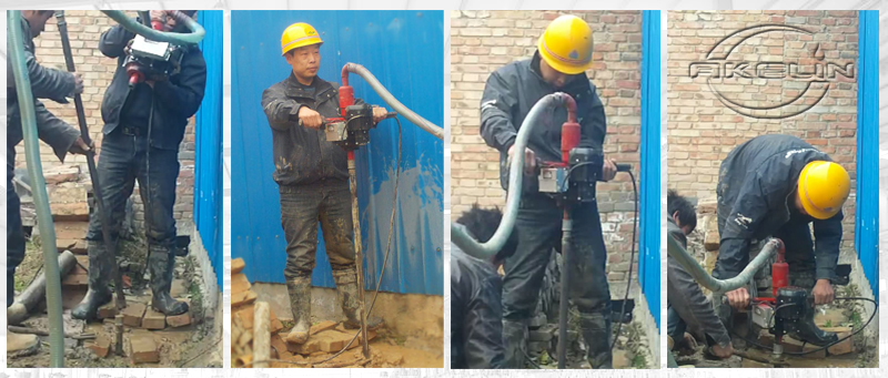 2015 Best water well drilling rig, AKL-40 portable drilling rig