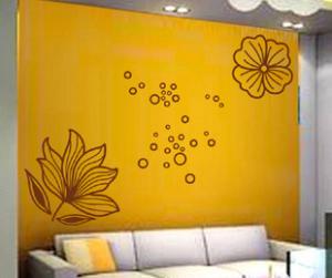 Quality Large Contemporary Wall Flower Stickers G212, /Design Wall Sticker /Decorative Wall Stickers /Floral Wall Stickers wholesale