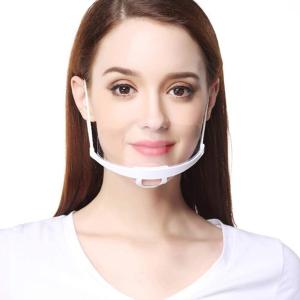Quality Restaurant Chef Transparent ABS PET Hygienic Face Mask wholesale