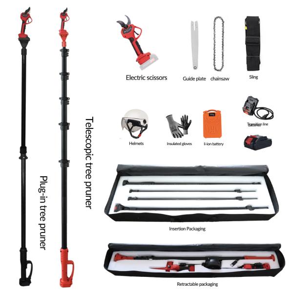 20FT Extension Electric Pole Tree Pruner for Trimming Carbon Fiber Battery