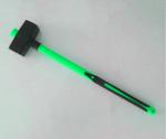 Forged steel Stoning hammer(XL-0080) with powder coated surface, inverse rubber