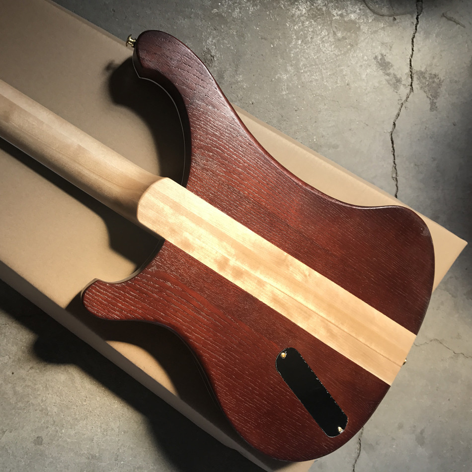 2018 new style high quality custom of carving high-quality custom 4 string bass guitar, ebony fingerboard