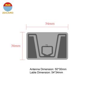 Quality IMPINJ Monza R6 Printable UHF Clothing RFID Label / Sticker / Tag For Garment Clothes Inventory wholesale
