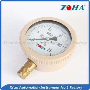 Quality No Explosion Micro Pressure Gauge , Aluminum Negative Pressure Gauge wholesale
