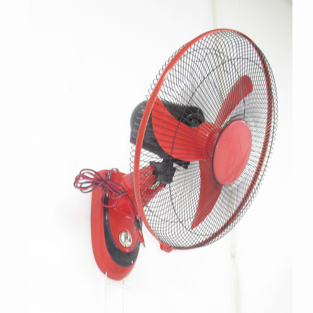 Bedroom Wall Mounted Cooling Fan 16'' 12V 13w DC Energy Saving With Adapter