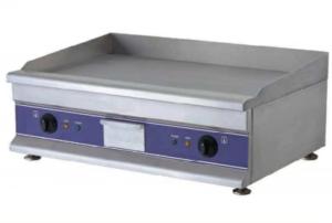 Quality Electric Stainless Steel Griddle 220-240v 50hz Silver Kitchen Equipment For Cooking Various Foods wholesale