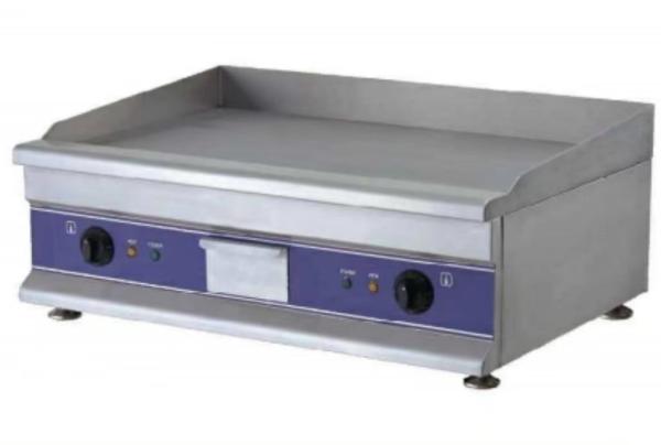 Electric Stainless Steel Griddle 220-240v 50hz Silver Kitchen Equipment For