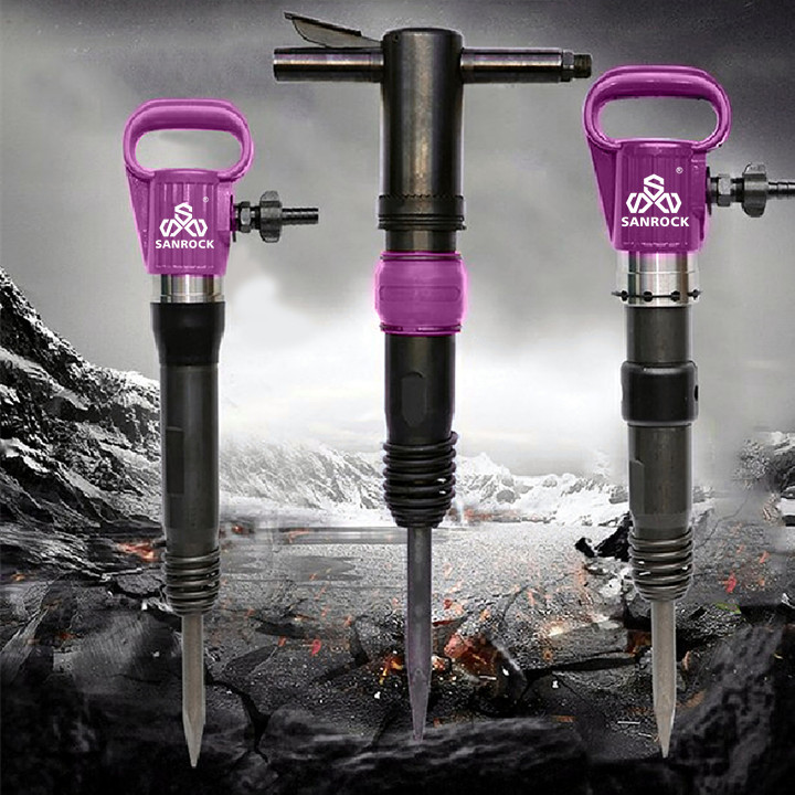 Road Construction G15 Air Pick Hammer Concrete Breaker Portable Jack Hammer Pneumatic Rock Drill
