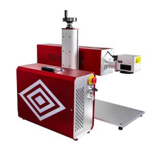 Quality Portable RF Metal Tube CO2 Laser Marking Machine For Leather Wood Engraving wholesale