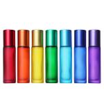 Glass Roller Ball Bottles‌ 3ml Red Orange Yellow Green Blue Cyan Purple Pink