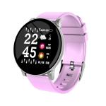 W8 Fitness Smart New Sport Waterproof For Case Pink Black Leather Dz09 Android