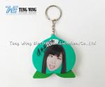Small Green Kids Music Box Keychain Beautiful Easy Operating