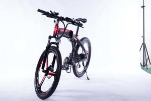 Quality Foldable 26 Inch Electric Bicycle 250W Integrated Wheel 36v Battery wholesale