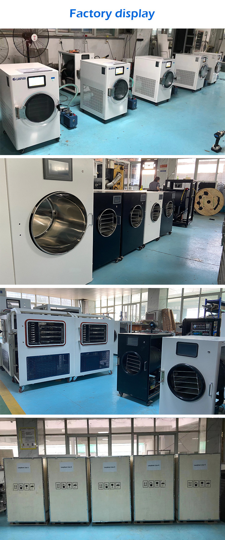 Danfoss Compressor Freeze Drying Machine Corrosion Proof