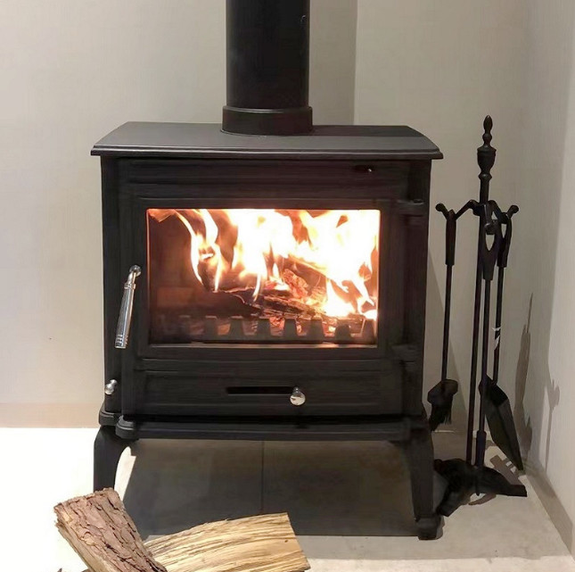 Fireplace Real Fire Wood Burning Domestic Heating Cast Iron European American Heating Furnace