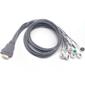 Quality Landcome 1.5m 10 Lead Ecg Holter Cable Grabber Connector wholesale