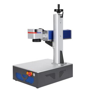 Quality 30W Mini Fiber Laser Marking Machine Portable For Metal Engraver wholesale