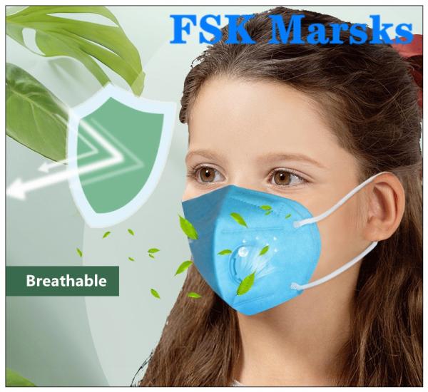 3D Design Children'S Disposable Face Masks With Breathing Valve Baby Mouth