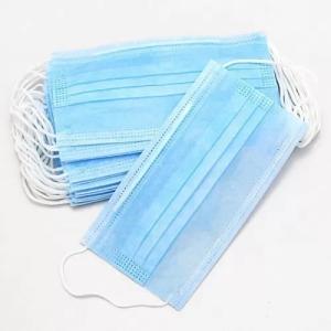 Quality Blue Color Disposable Earloop Face Mask Hypoallergenic High Filtration Capacity wholesale