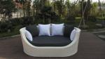 1pc PE rattan lover sofa