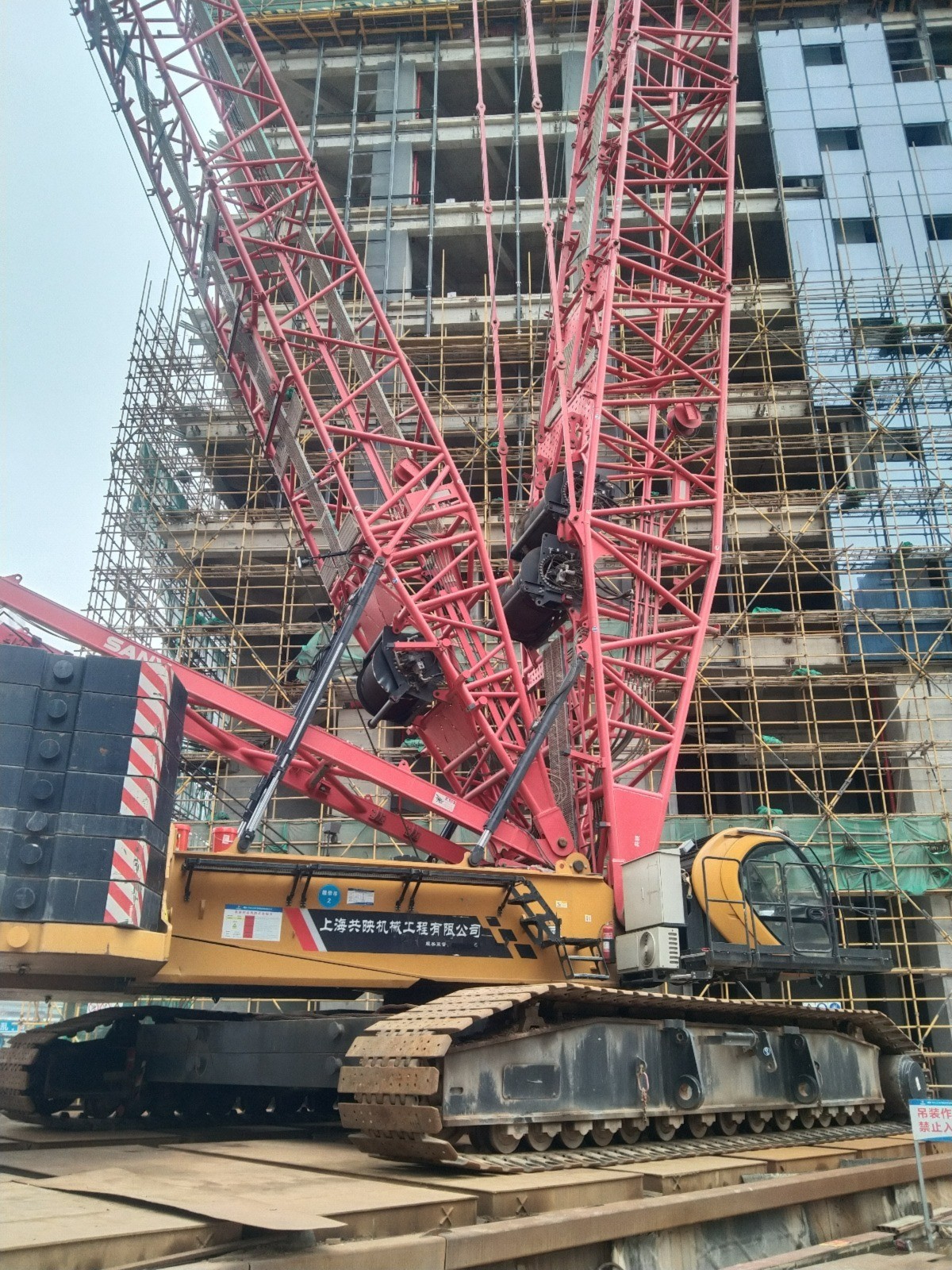 Used 400 Ton Crawler Crane Telescopic Crawler Crane 2021 Model SANY SCC4000A-2