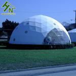 Waterproofing Geodesic Big Dome Tent Strong Steel Frame For Glamping