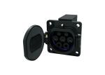 Single Phase 32A Electric Vehicle Charging Plug Straight Angle