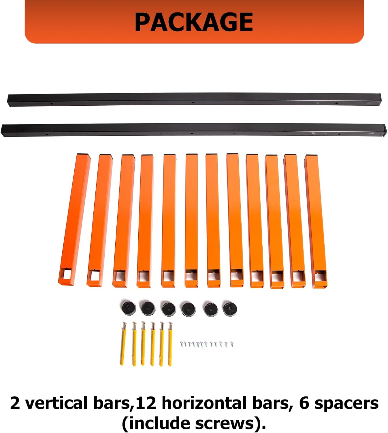 Powder Coated 6-Tier Lumber Storage Rack for Space Saving and Organized Wood Storage