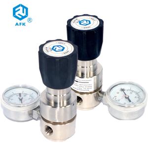 Quality 100Psi Stainless Steel Pressure Regulator PCTFE R71 Single Gauge wholesale