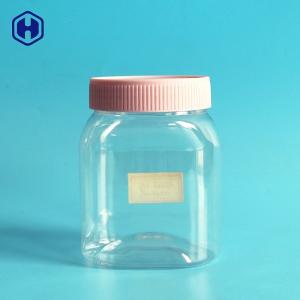 Quality 360ML Leak Proof Plastic Jar For Peanut Butter Chocolate Packaging wholesale