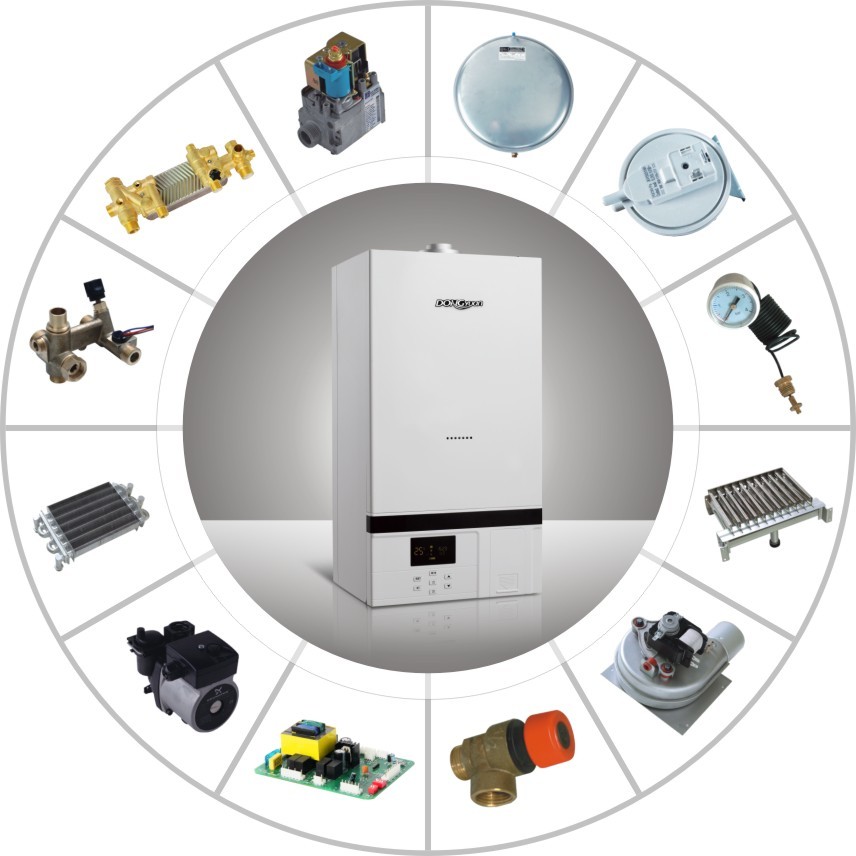 6L Expansion Tank 20KW Wall Hung Gas Boiler For Bathroom
