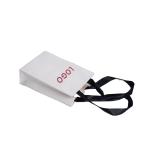 Craft Customized Size White Black Luxury Gift Shopping Jewelry Paper Bag With