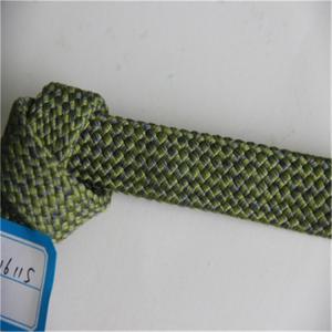 Quality Green Polyester Outdoor Furniture Rope , Braided Twisted Webbing With Core Inside wholesale