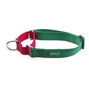 Quality Custom Green 1.5 Inch 2 Inch Wide Nylon Dog Collars With Metal Buckle wholesale