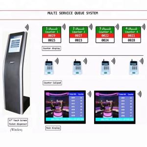 Quality LCD Counter Arabic French English Multilingual Queue Management System For Bank/Hospital/Clinic Service Center wholesale