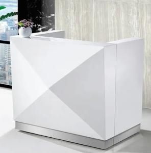 Quality High Quality Modern Designs Office Front beauty salon spa counter Table Office small reception desks wholesale