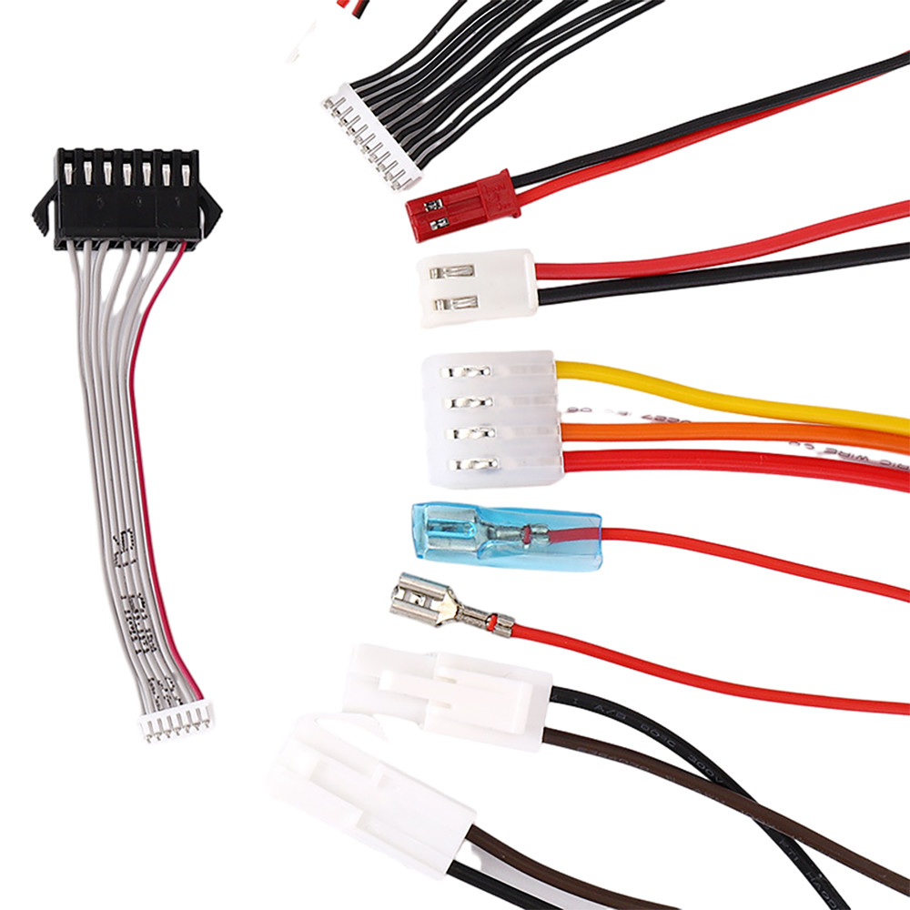 Connector M16 Waterproof Cable Assembly Male And Female Straight Front Mount Wiring Harness