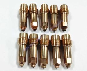 Quality BeCu Material Precision Mould Parts Nozzle Tips Hot Sprue Concentricity 0.01mm wholesale