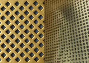 Quality Gauge 3 To 36 Perforated Metal Mesh Copper Brass For Decoration wholesale