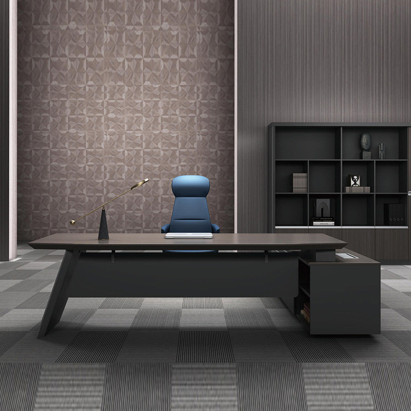 2.2M High-end L Shape Boss Office Desk Executive Office Desk And Cabinet