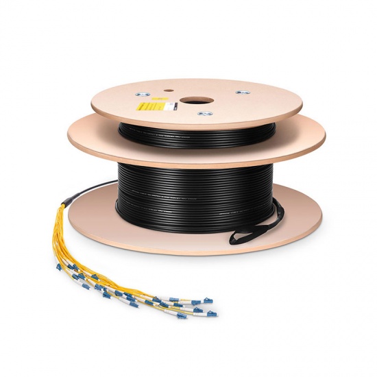 Customizable MPO to LC/SC/FC/ST Single Mode Fiber Optic Fanout Hybrid Patch Cord