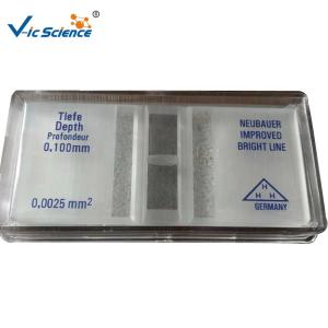 Quality Ultra Clear Glass Cell Counting Chamber Neubauer Counting Chamber Without Bright Line wholesale