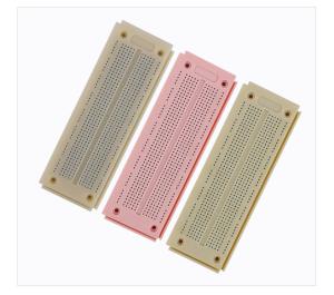 Quality 550 Point Round Hole Breadboard Colorful Circuit Board 15×5.3×0.85 cm wholesale