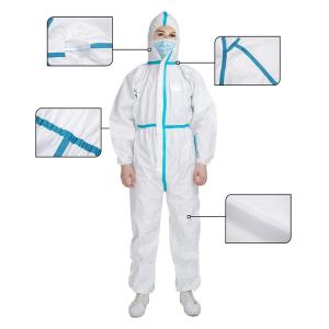 Quality Non Woven Full Body Disposable Protective Suits Isolation Clothing wholesale