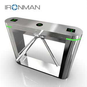 Quality AISI SUS304 Subway Three Arm Turnstile With Face Recognition wholesale