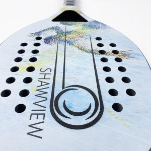 Quality Carbon Fiber Tennis Paddle Raquetes School Beach Tennis Rackets wholesale