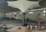 Electric Sunshade Tulip Umbrella 6*6m Elegant Steel Frame Structure