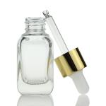 Small Serum Glass Bottle 20ML Clear Dropper Mini Containers