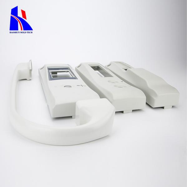 OEM NAK80 PA Plastic Injection Molding Part White Edge Gate Hot Ruuner