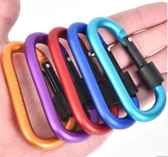 5052 6062 7075 Series Aluminium Snap Hook For Climbing Carabiners